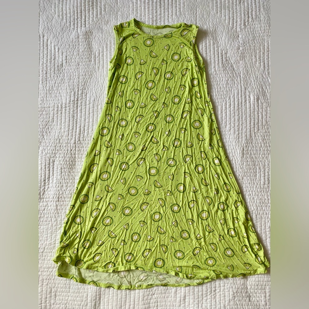 Bellabu Bear Bamboo Girls' Sleeveless Dress 7/8
